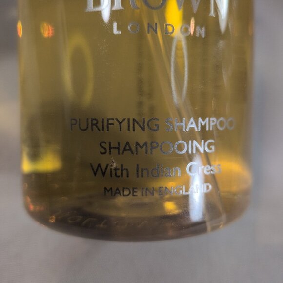 Molton Brown London Purifying Shampoo Indian Cress 300ml 10 fl oz Pump Bottle - Picture 3 of 15